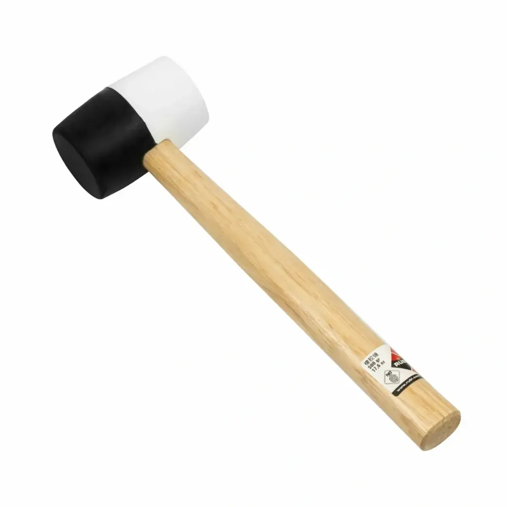 Rubi Black White Rubber Mallet 750gr (3).webp