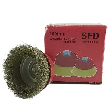 Hand Sfd Wire Cup Brush Crimped 100mm