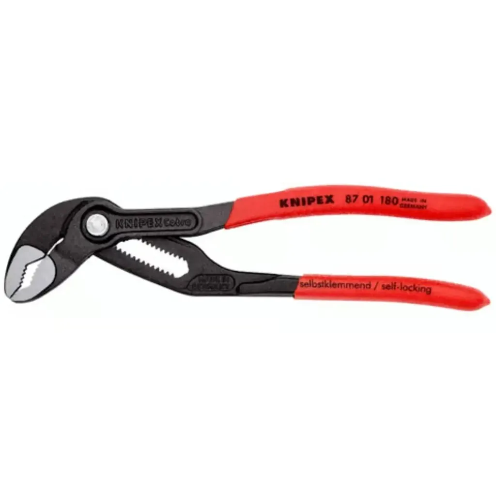 [8701180] Knipex 8701180 Cobra High-Tech Water Pump Pliers 180mm