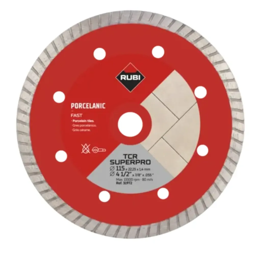 [31972] Rubi TCR 115 Superpro Turbo Diamond Cutter Blade 115mm