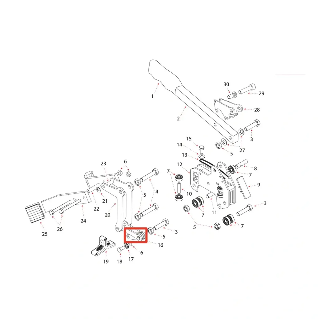 Kristal Herkül Scoring Wheel Holder Body