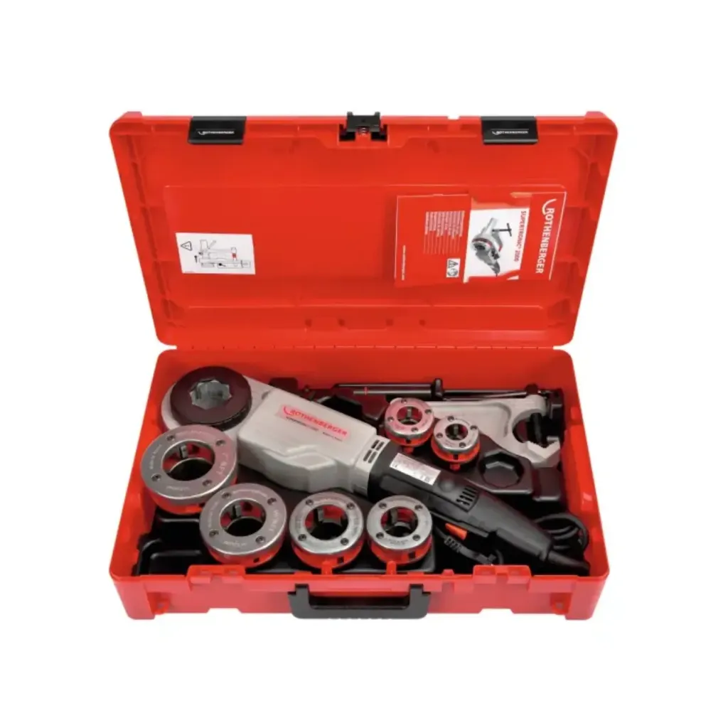 [71256] Rothenberger Supertronic 2000 Electric Handheld Pipe Threading Machine 1/2" - 2"