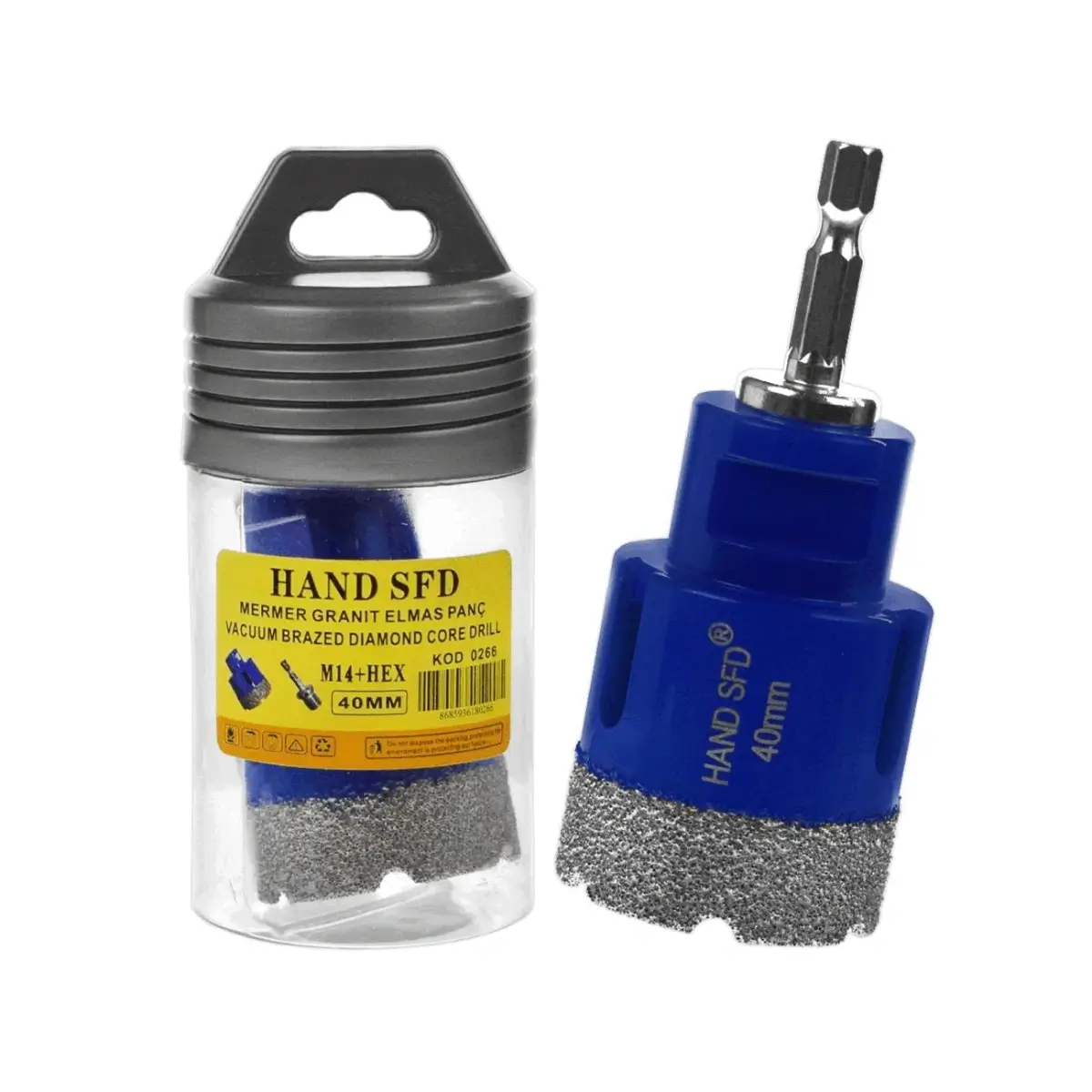Hand Sfd Vacuum Brazed Diamond Core Drill 40mm