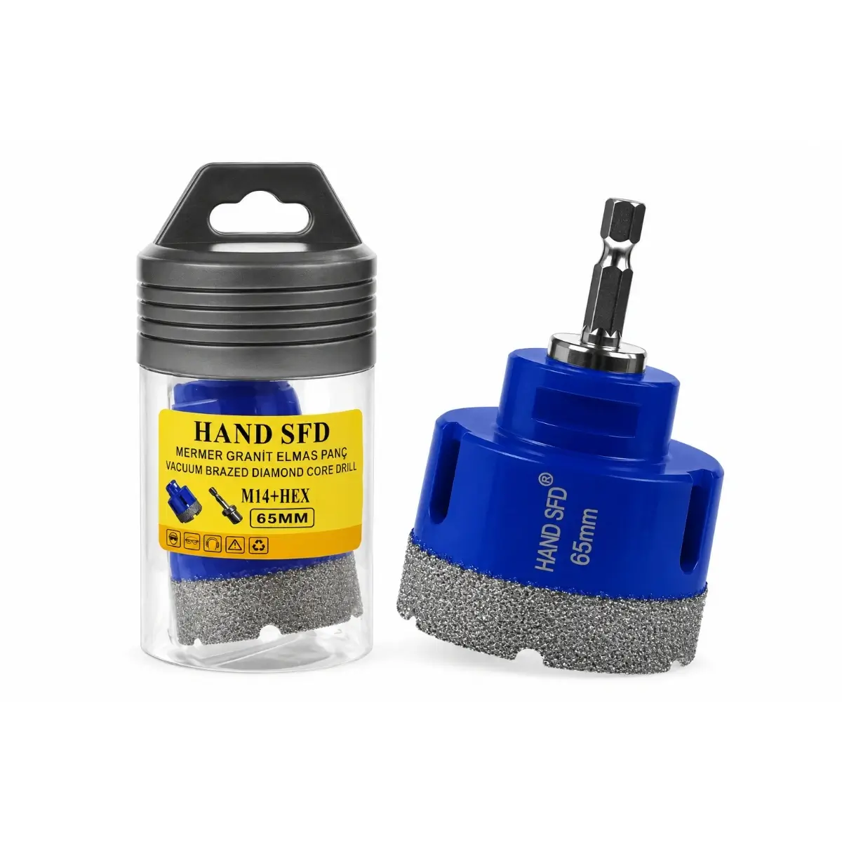 Hand Sfd Vacuum Brazed Diamond Core Drill 65mm