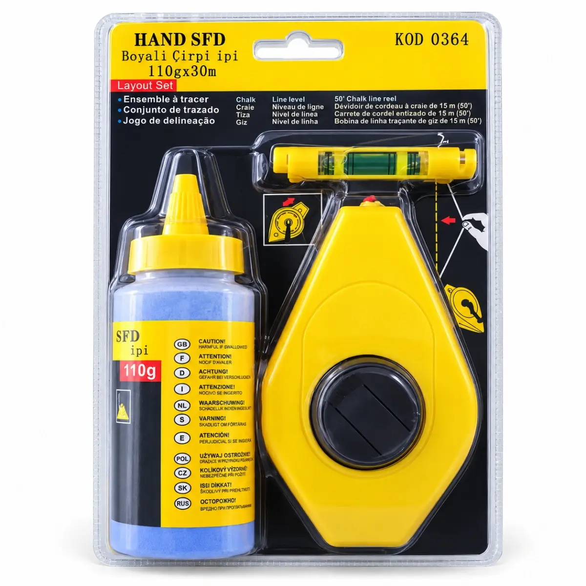 Hand Sfd Boyalı Çırpı İpi 30m
