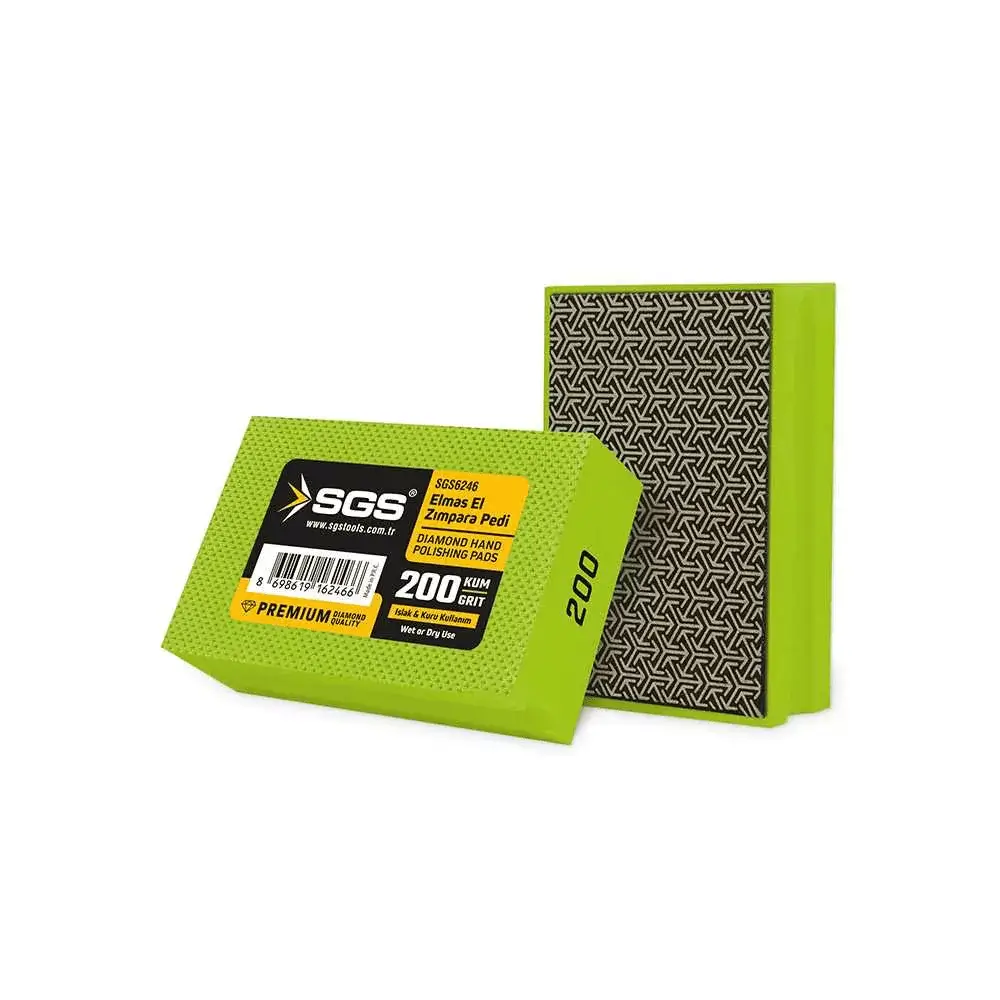 SGS Diamond Hand Polishing Pad 200 Grit