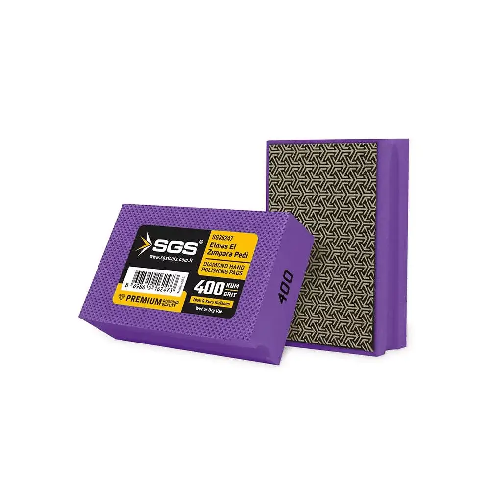 SGS Diamond Hand Polishing Pad 400 Grit