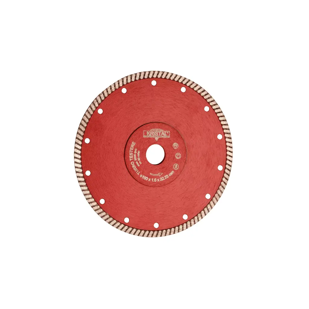 Kristal Turbo Elmas Hassas Kesici Testere 180mm