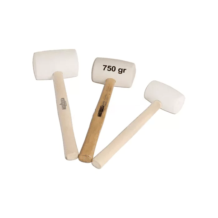 [33446] Kristal White Rubber Mallet 750gr