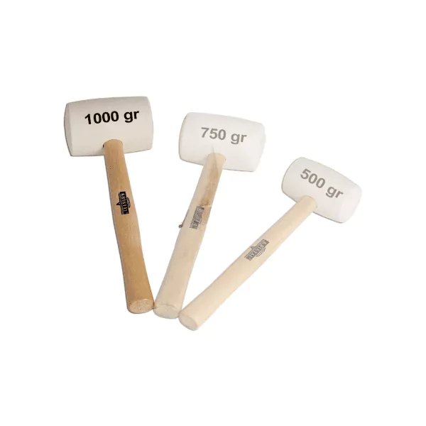 Kristal Ahşap Saplı Beyaz Tokmak 1000gr