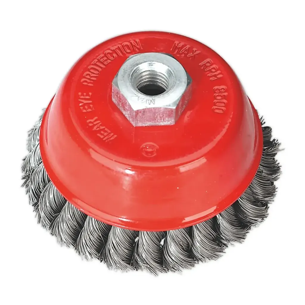Hand Sfd Wire Cup Brush Twisted Knot 65mm