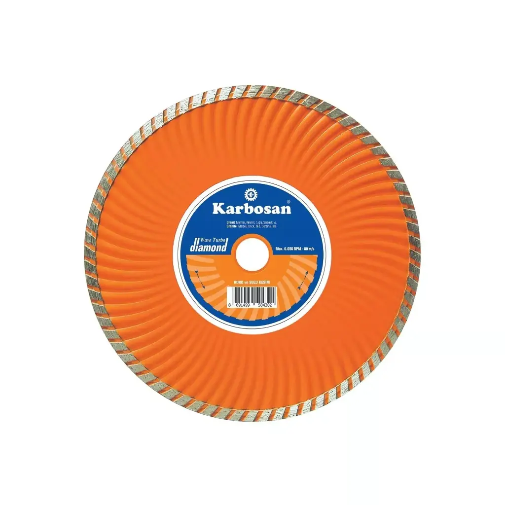 [950410] Karbosan Turbo Kanallı Elmas Kesici Testere 115mm
