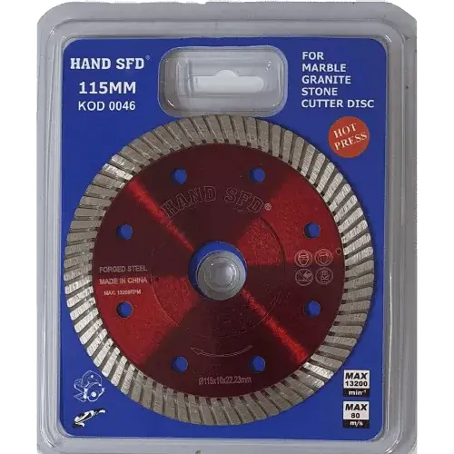 Hand Sfd Elmas Hassas Kesici Testere Dövme Çelik 115mm