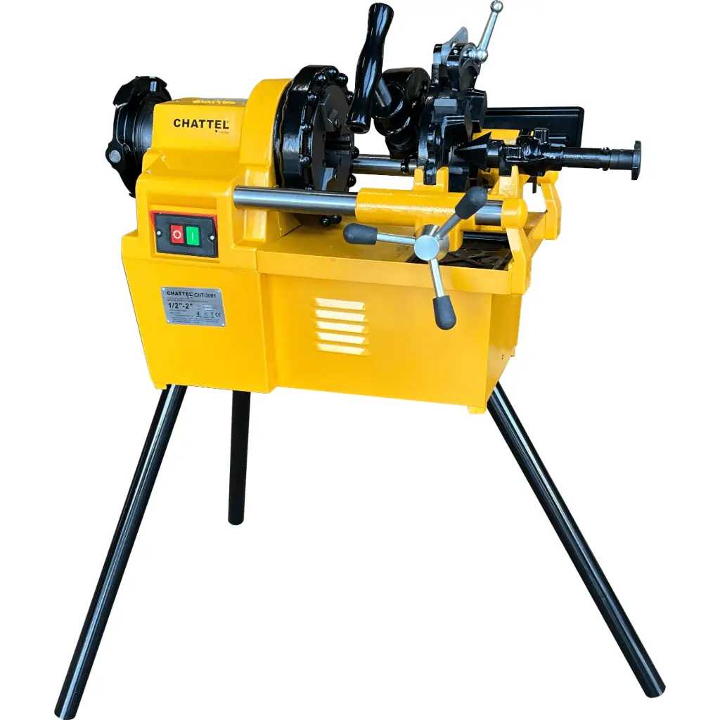 [CHT3001] Chattel 3001 Elektrikli Tezgah Tipi Pafta Makinesi Manuel 1/2 - 2"