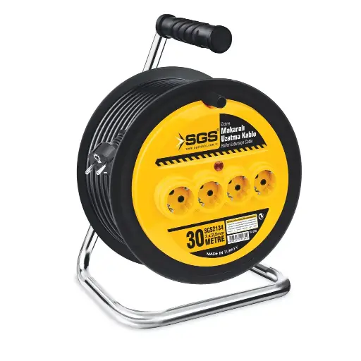 [SGS2134] SGS Makaralı Uzatma Kablosu 3*2,5 30M