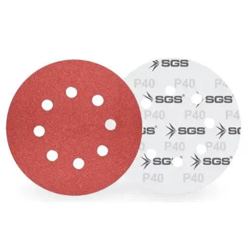 [SGS439] SGS Cırtlı Zımpara 6 Delikli P120 Kum 225mm
