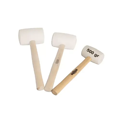 [33445] Kristal White Rubber Mallet 500gr